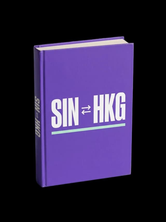 HKG to SIN moving guide, book cover